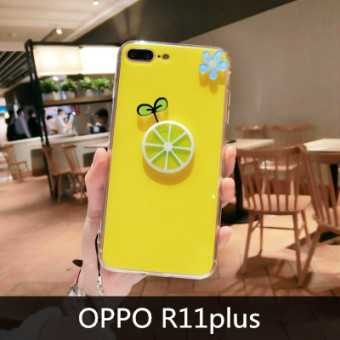 Gambar Oppor9s r11 r9plus kecil segar semua termasuk dengan lanyard ponsel shell