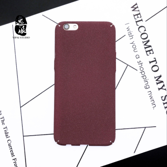 Gambar Oppor9s r11 r9splus sederhana warna solid all inclusive matte cangkang keras ponsel shell