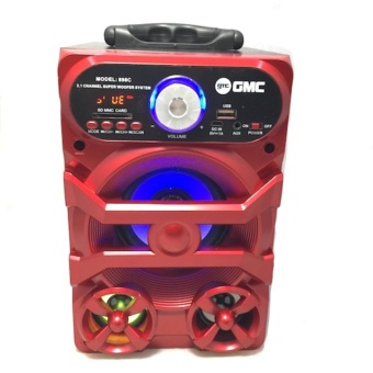 Gambar (Original) GMC Speaker Portable Radio,SD USB Music Player,karaoke,898C   Random