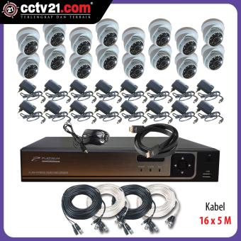 Gambar PAKET CCTV PROMO 16 Ch PLATINUM AHD + DVR 1.3 MP