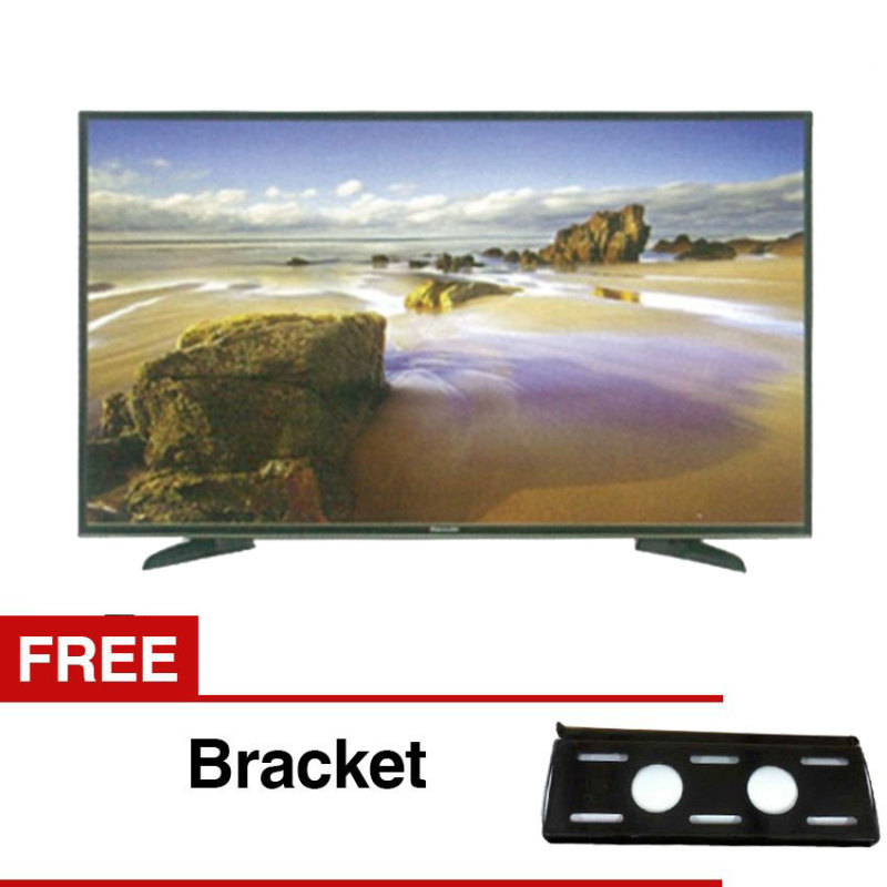 Panasonic 32 inch LED HD TV - Hitam (Model TH-32E305) + Gratis Bracket