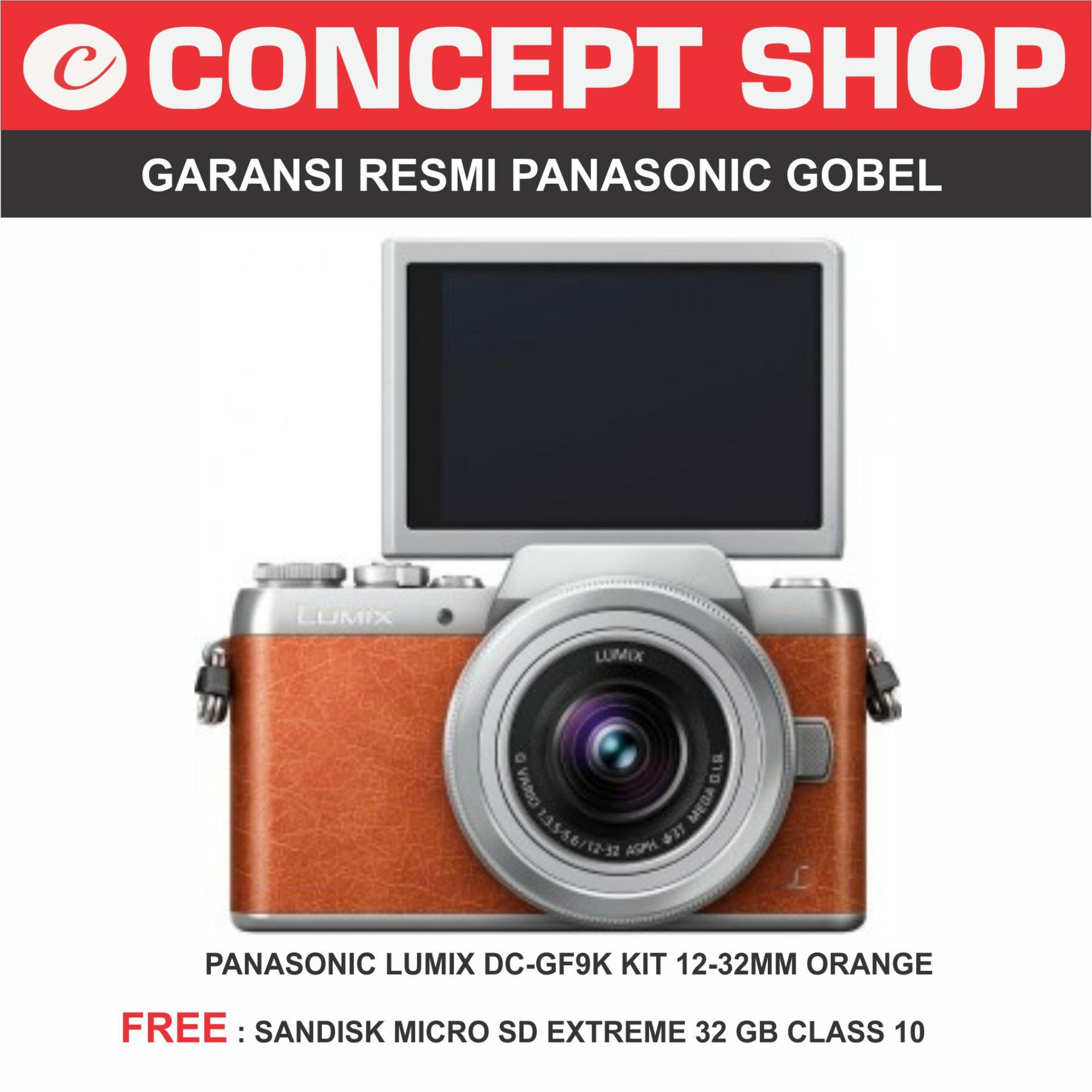 HEMAT PANASONIC LUMIX DC-GF9K KIT 12-32MM ORANGE RESMI