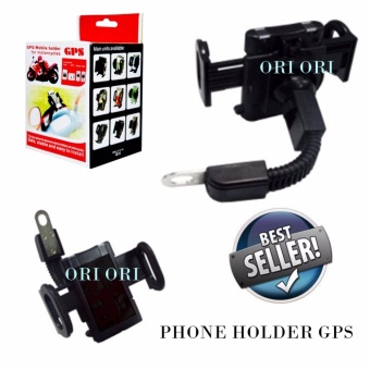Phone Holder Motor Universal + Car Holder Untuk HP & GPS  