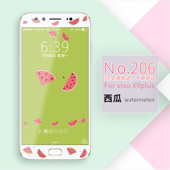 Gambar Pius x9plus x9puls kartun layar penuh ponsel meninju pelindung layar