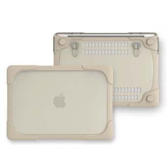 Gambar Plastic TPU 2 Piece Hybrid Cover for MacBook Pro 13 inch (2016) with Touch Bar   Khaki   intl