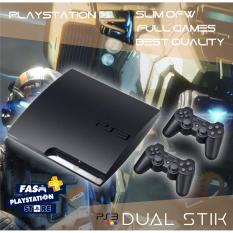 Playstation3 Slim 500gb FullGame CFW PS 3 Slim Playstation 3 Slim 2 Stik .