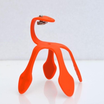 Gambar Portable Flexible Holder Mini Tripod Mount   Orange   intl