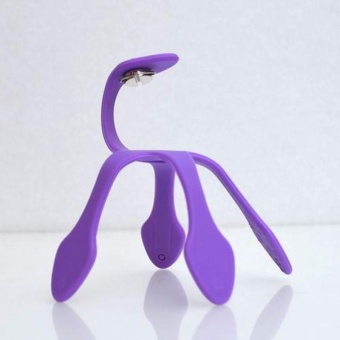 Gambar Portable Flexible Holder Mini Tripod Mount   Purple   intl