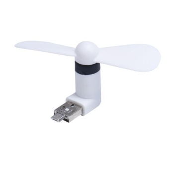 Gambar Portable Super Mute USB Cooler Cooling Mini Fan For Android PhonePC WH   intl