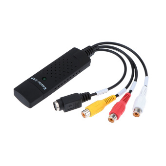 Gambar Portable USB 2.0 Video   Audio Capture Card Adapter Composite RCA Input for TV DVD VHS