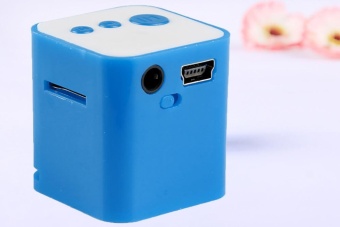 Gambar Portable USB MP3 Mini Music Player Support Micro SD TF Card Music Blue   intl