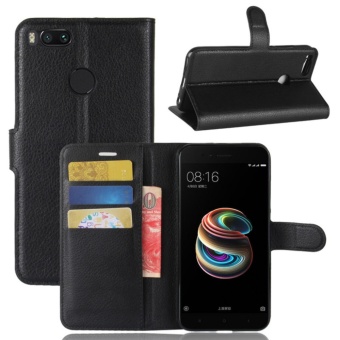 Gambar Premium Leather Flip Cover Wallet Phone Case for Xiaomi Mi 5X  intl