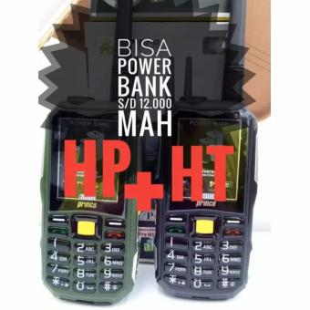 Prince PC 10 PC10 PC-10 HP Bisa HT Powerbank 12.000 MAH (ALDO 007 BRANDCODE B68) - Hijau  