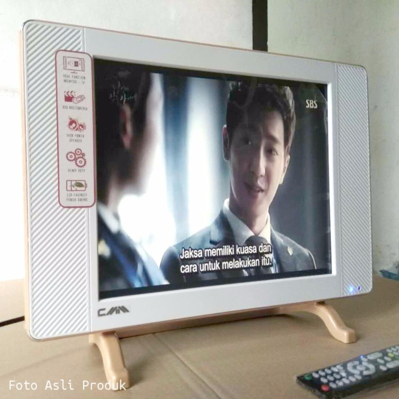 Promo LED TV CMM 17inch Slim VGA HDMI USB Movie Advertising Murah