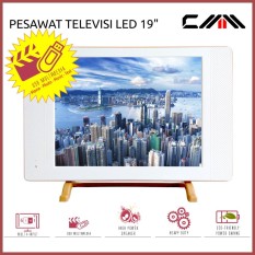 PROMO TV MONITOR LED 19 Inch - CMM - USB Movie - Fitur Lengkap - PUTIH