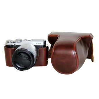 Gambar Protective High Quality PU Leather Camera Case Bag CoverforFujifilmXM1 XA1 XA2(Camera Not Included) Coffee   intl