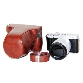 Gambar PU Leather Camera Case Bag Cover for Fujifilm X M1X A1X A2Coffee(Camera Not Included)   intl