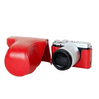 Gambar PU Leather Camera Case Bag Cover for Fujifilm XM1 XA1XA2Red(CameraNot Included)   intl