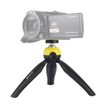 Gambar PULUZ Pocket Mini Tripod Mount With 360 Degree Ball Head ForSmartphones, GoPro, DSLR Cameras(Yellow)   intl