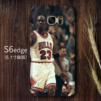 Gambar Qiaodan S6 EDGE S6 s8 matte layar melengkung lurus handphone shell pelindung lengan