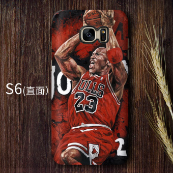 Gambar Qiaodan S6 EDGE S6 s8 matte layar melengkung lurus handphone shell pelindung lengan