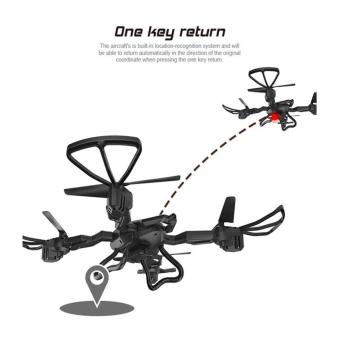 Quadcopter Drone QZ-S8 With WiFi with FPV HD Camera Altitude Hold Foldable Arms - TANPA REMOTE