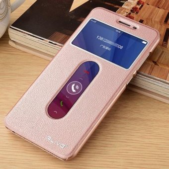 Gambar Quick Answer Cover Window View Flip Case PU Leather Wallet FolioStand Pouch Cover For BBK VIVO V5 Plus X9 5.5 Inch intl