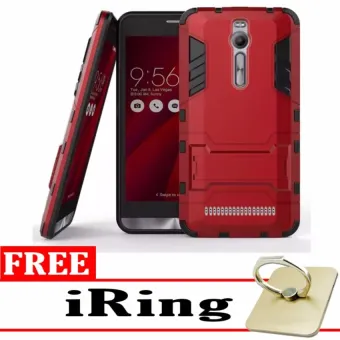 Gambar Radical Case Robotic Series with Kickstand for Asus Zenfone 2ZE550ML ZE551ML   Red   Free Iring