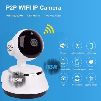 Rainbow Cctv IP Camera Smart Net CT V380 Q6 Wifi HD720 1Mega pixelP2P CCTV Camera Cctv - Putih