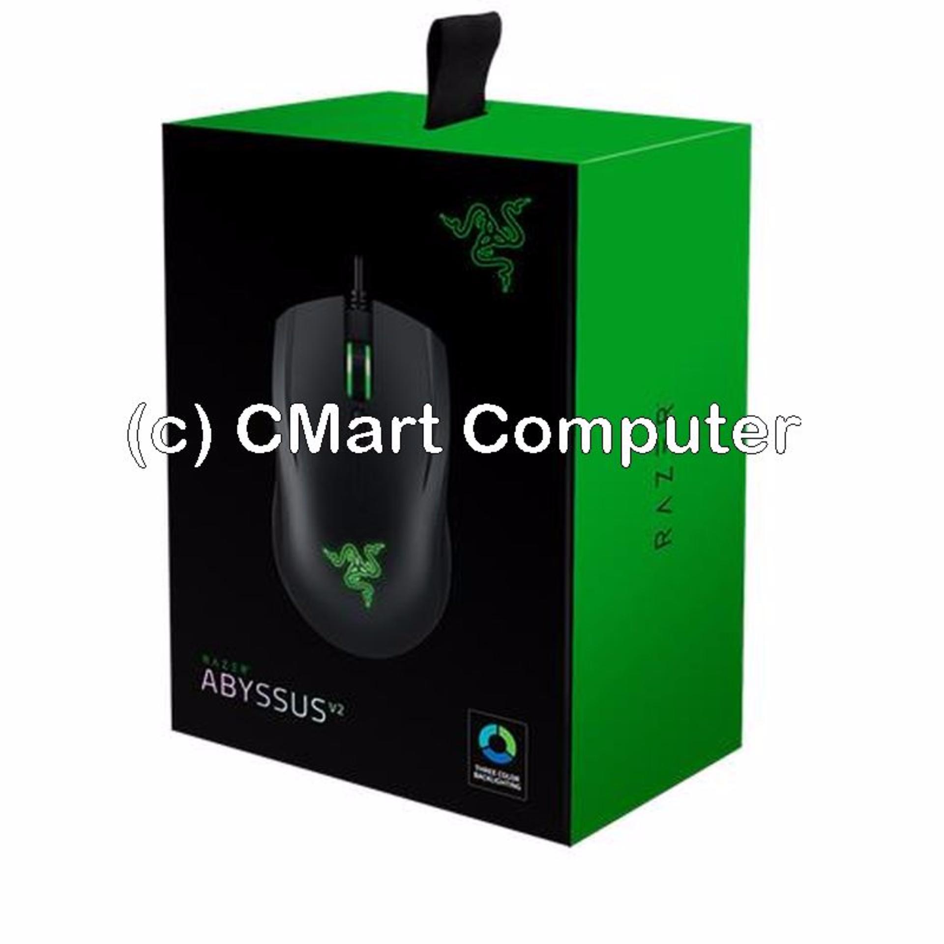 Razer Abyssus V2 Ambidexterous Gaming Mouse gamers - RZ01-01900100