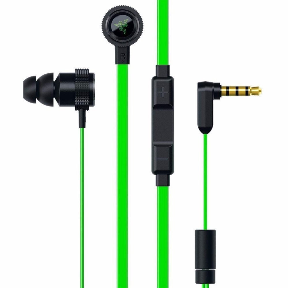 Razer Pro V2 Earphone dengan Mikrofon dan Kontrol Volume Headphone In-Ear Earbud untuk Smart Phone Gaming Headset-Intl