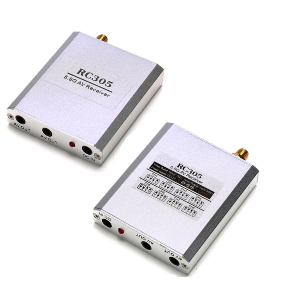 RC305 5.8ghz 8CH Wireless Audio Video Receiver AV output for FPV Transmitter - intl