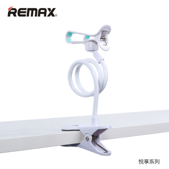 Gambar Remax desktop samping tempat tidur telepon pemegang klip malas braket