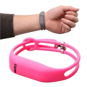 Gambar Replacement Wrist Band For Fitbit Flex Tracker Latch Buckle StrapBracelet WH   intl