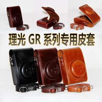 Gambar Ricoh kamera kartu tas kamera kulit