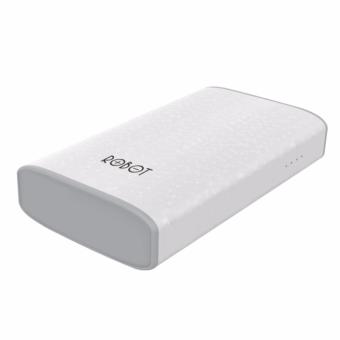 Robot Power Bank RT7100 6600mAh + 2x Vivan Cable Data Cbm80 - Putih April 2018 - 2 Robot Power Bank RT7100 6600mAh + 2x Vivan Cable Data Cbm80 - Putih - 2