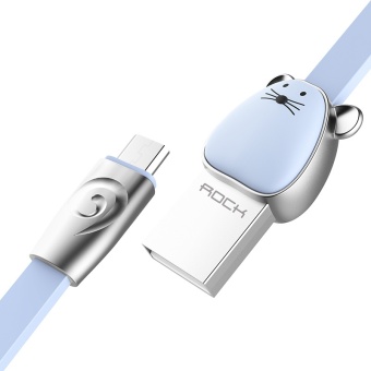 Rock 2A kabel data kecepatan tinggi Xiaomi Tahun Baru Imlek baris charger