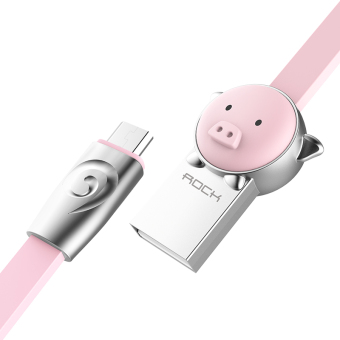 Rock 2A kabel data kecepatan tinggi Xiaomi Tahun Baru Imlek baris charger