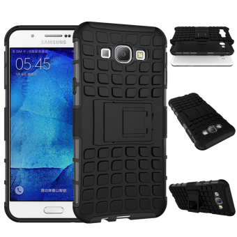 RUILEAN Hybrid Armor Design Tough Rugged Shockproof TPU + PCDual-Layer Kickstand Case For Samsung