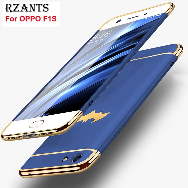 Rzants untuk F1S 【Fashion Logam Bat Menghias Casing 】 Mewah Ultra Tipis Shockproof Hard Back Case Cover untuk OPPO F1S -Intl