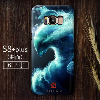 Gambar Samsung DOTA2 s8 s8plus kepribadian permainan lulur anti Drop cangkang keras handphone shell