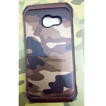 Gambar Samsung Galaxy A3 2016   A310 Case ARMY Camoflase Slim Armor  Brown Army