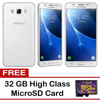 Samsung Galaxy J7 2016 - 16 GB - Putih + Gratis 32GB High Class MicroSD  