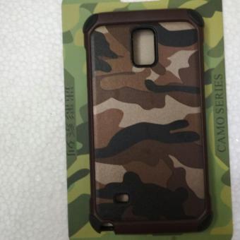 Gambar Samsung Galaxy Note 4 Case ARMY Camoflase Slim Armor   Brown Army