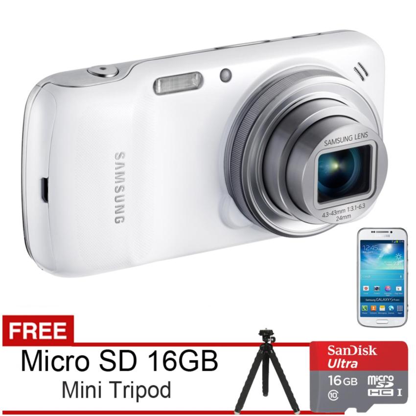 Samsung Galaxy s4 Zoom - 16MP + Free MicroSD 16GB dan Tripod  