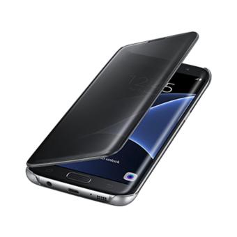 Samsung Galaxy S6 edge Clear S View Flip Cover Case - Hitam  