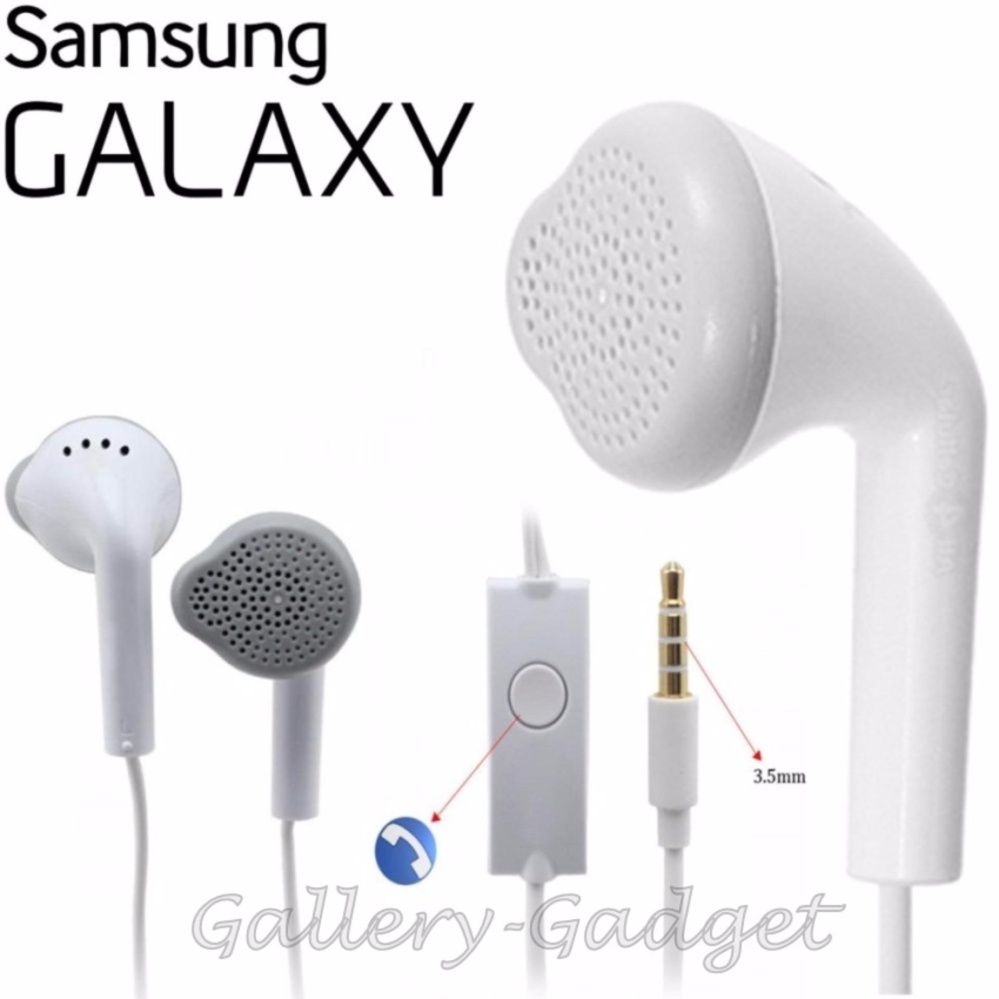 Samsung Handsfree / Headphones / Earphone / Haedset Galaxy Young Gallery Gadget - Putih