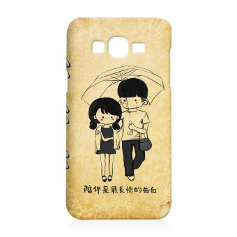 Gambar Samsung j7 j7008 kartun silikon pria soft shell shell telepon