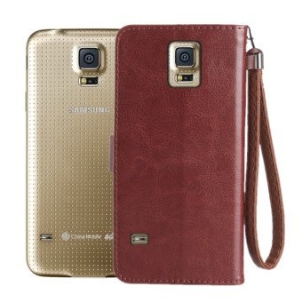 Gambar Samsung s5 g9006v g9008 g9009d silikon clamshell merek populer dari soft shell telepon lengan pelindung