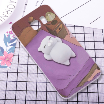 Gambar Samsung S7 kepribadian silikon lurus layar handphone shell